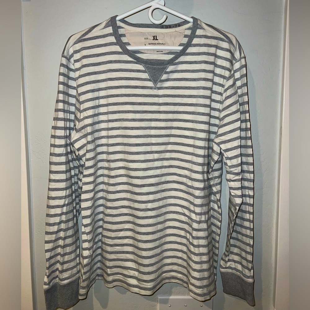 Banana Republic Men’s Heritage Striped Long Sleeve